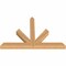 Ekena Millwork Saratoga Timber Gable Bracket, Western Red Cedar, 48"W x 32"H x 3 1/2"D x 3 1/2"F, 16/12 Pitch GBW048X32X0404SAR00SWR - alternate 2